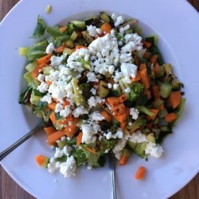 Gluten-free vegetable salad from Rosti Tuscan Kitchen